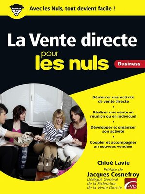 cover image of La Vente directe pour les Nuls Business